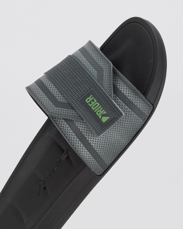 Șlapi sport pentru bărbați Rider Walk, gri, confortabili, cu velcro [12394 BB536]