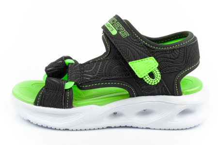 Sandale Skechers pentru copii [401673L/BKLM] Pantofi cu LED, negru.