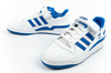 Pantofi sport Adidas Forum Low pentru bărbați, albi, confortabili, la modă, cu închidere Velcro