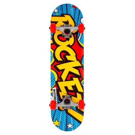 Rocket Mini Popart Complete Multi 7.5" skateboard [RKT-COM-1533], multicolor.