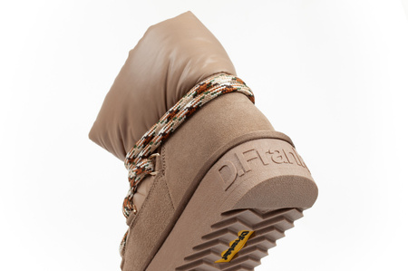 Pantofi de iarna dama D.Franklin [DFSH375003-TAUP], maro.