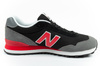 Pantofi sport New Balance 515 pentru bărbați, la modă, confortabili, negri, roșii