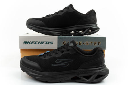 Teniși Skechers Glide-Step Vortex pentru bărbați, negri confortabili