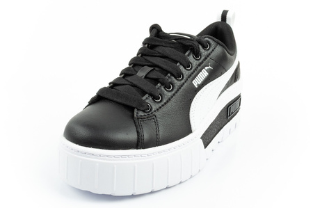 Pantofi sport Puma Mayze pentru femei, cu platformă, negri și albi, la modă