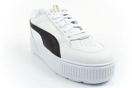 Pantofi sport Puma pentru femei Karmen Rebelle cu platformă, piele albă, la modă