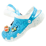 Sandale Crocs Smurfs, șlapi, sandale pentru femei, saboți la modă și confortabili, Smurfs