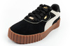 Teniși de damă Puma Carina 3.0, piele, negru, la modă