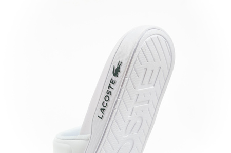 Șlapi bărbați Lacoste Croco Dualiste [201R5] alb.