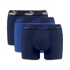 Boxeri bărbătești Puma, set de 3, albastru-bleumarin