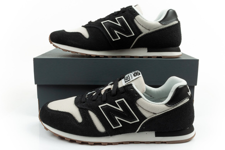 Pantofi sport New Balance 373 pentru bărbați, piele neagră la modă