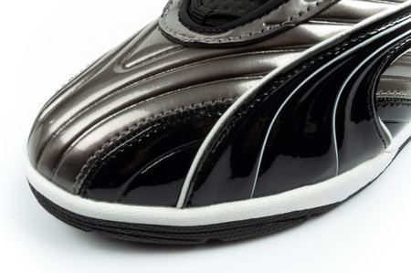 Pantofi sport Puma V-S2 Goalgetter pentru copii, argintii la modă
