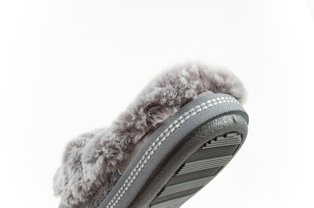 Papuci de damă Skechers [167225/GRY] izolați, gri.