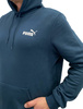 Hanorac sport pentru bărbați Puma Men Ess Logo [679631 16], bleumarin.