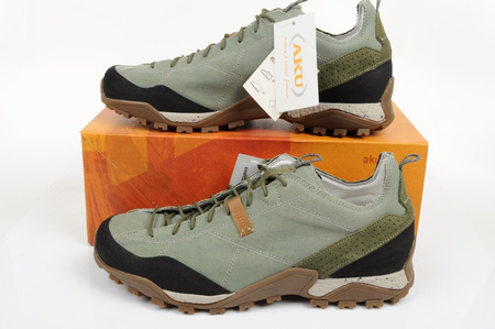 Pantofi de drumeție Aku Nativa Canvas pentru bărbați, verzi [646091]