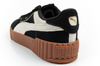 Teniși de damă Puma Carina 3.0, piele, negru, la modă