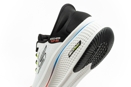 Pantofi sport Skechers Go Run pentru bărbați, confortabili, albi, SLIP-INS [220853/WMLT]