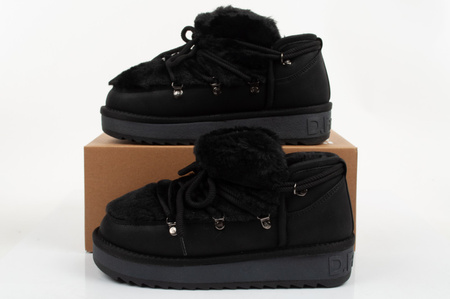 Pantofi de iarna dama D.Franklin [DFSH370011-BLAC], negri.