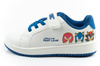 Teniși Leomil Sonic ușori cu velcro pentru copii, de culoare albă