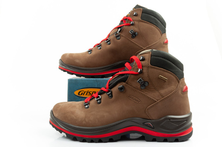 Ghete de drumeție pentru bărbați Grisport Marrone, piele impermeabilă, maro