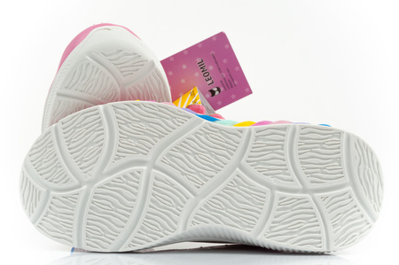 Pantofi sport pentru copii [LE000225] LED unicorn magic, roz.