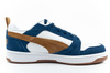 Teniși bărbătești Puma Rebound v6, la modă, confortabili, albi, bleumarin, maro