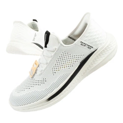 Pantofi sport Slip-On Skechers Slade Quinto pentru bărbați, albi, SLIP-INS