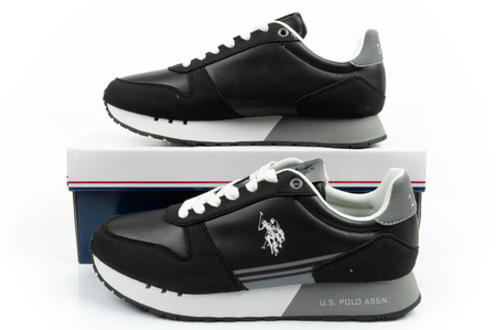 U.S. Polo Assn pantofi sport adidași bărbați la modă confortabili negri