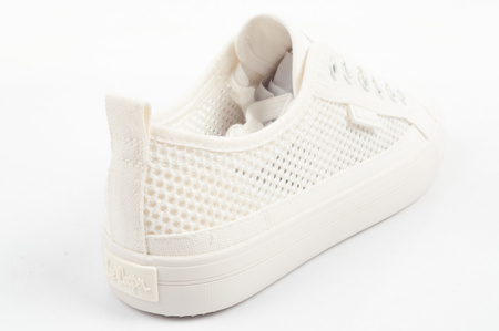 Teniși de damă Lee Cooper, model ajurat, albi, confortabili, pantofi de vară