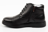 Ghete elegante Lee Cooper pentru bărbați, din piele, negre, cu izolație