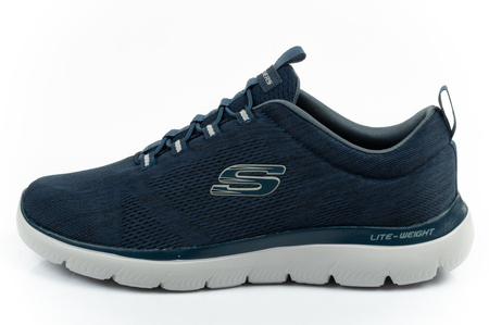 Pantofi sport pentru bărbați Skechers Summits-Louvin [232186/NVY] SLIP-ON, bleumarin.