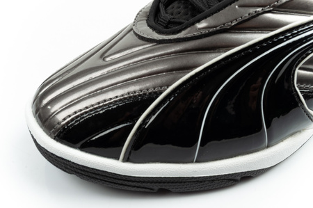 Pantofi sport Puma V-S2 Goalgetter pentru tineri, argintii la modă
