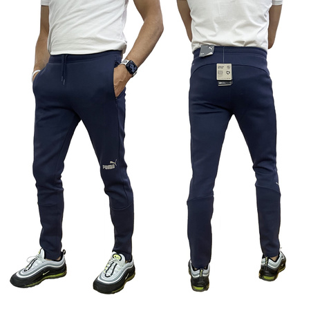 Pantaloni sport barbati Puma Casuals [657386 06], bleumarin.