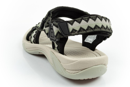 Sandale CMP Hamal pentru femei cu închidere Velcro, talpă trekking, verde