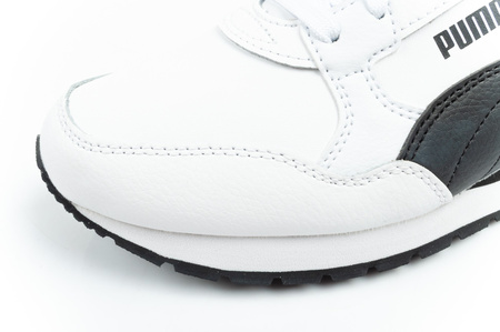 Pantofi sport Puma ST Runner v4 pentru copii, piele albă