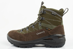 Pantofi de trekking din piele pentru bărbați Aku Cimon Gore-Tex, verde-maro