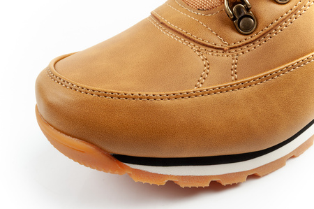 Pantofi de drumeție de iarnă Lee Cooper pentru bărbați, cu baretă izolată la gleznă, maro