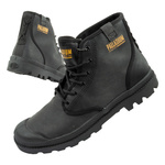 Teniși sport Palladium Pampa Hi Coated pentru bărbați, negri
