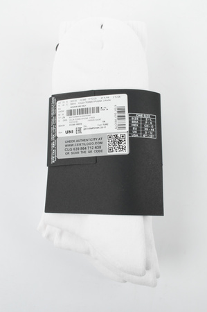 Șosete Emporio Armani Calza pentru bărbați, bumbac confortabil, albe, set de 3