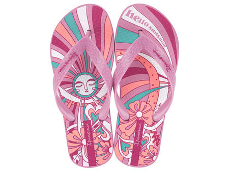 Șlapii pentru copii Ipanema Classic Happy sunt confortabili pentru plajă.