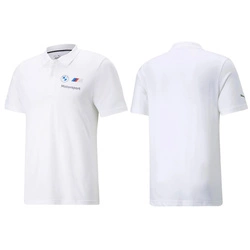 Tricou polo sport Puma BMW MMS [536245 02], alb.