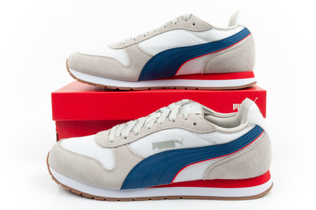 Teniși sport Puma ST Miler pentru bărbați, la modă, confortabili, ușori, gri, albi