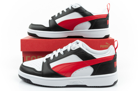 Pantofi sport Puma Rebound v6 pentru bărbați, la modă, confortabili, albi, negri, roșii