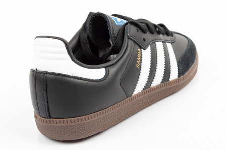 Teniși Adidas Samba OG, piele la modă, negri