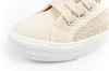 Pantofi sport pentru femei Lee Cooper, cu dantelă strălucitoare, bej [LCW-25-31-3420L]