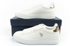 Teniși U.S. Polo Assn. pentru femei, la modă, confortabili, albi