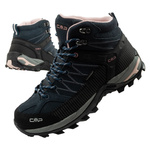 Pantofi trekking CMP Rigiel impermeabili până la gleznă pentru femei, bleumarin