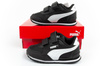 Pantofi sport pentru copii Puma ST Runner [384903 01] cu velcro, negru.