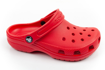 Sandale Crocs Classic pentru copii, culoare roșie, confortabile și ușoare