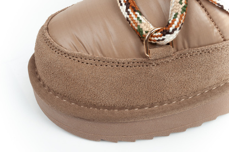 Pantofi de iarna dama D.Franklin [DFSH375003-TAUP], maro.