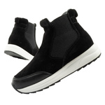 Ghete Scholl Beverly Bootie pentru femei, din piele neagră